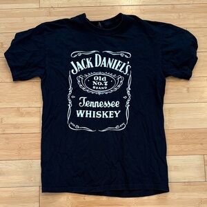 Jack Daniels Black Short Sleeve Tee Iconic Design